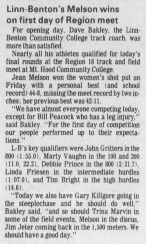 19890 05-10 Linda at LBCC Albany Dem Herald page 20